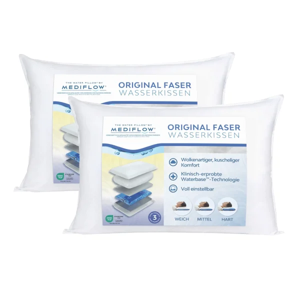 Mediflow Original Water Pillow – Twin Pack